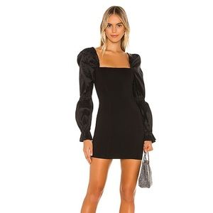 Majorelle Dove Dress in black